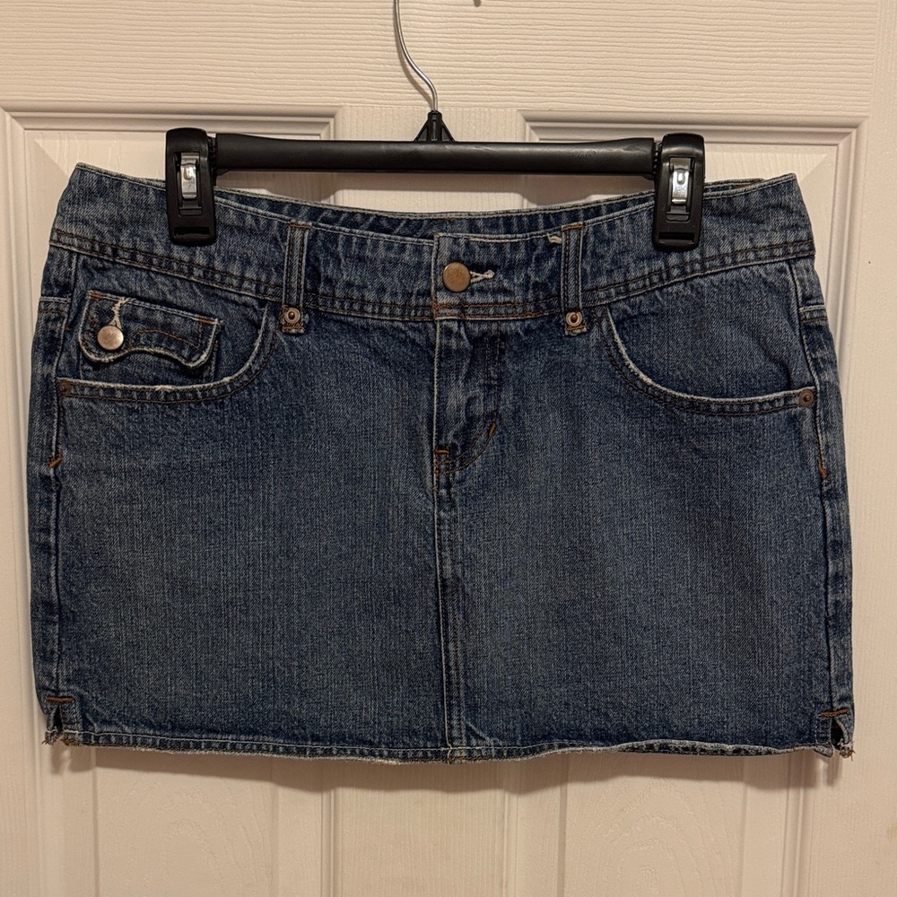 SO Blue Denim Mini Skirt